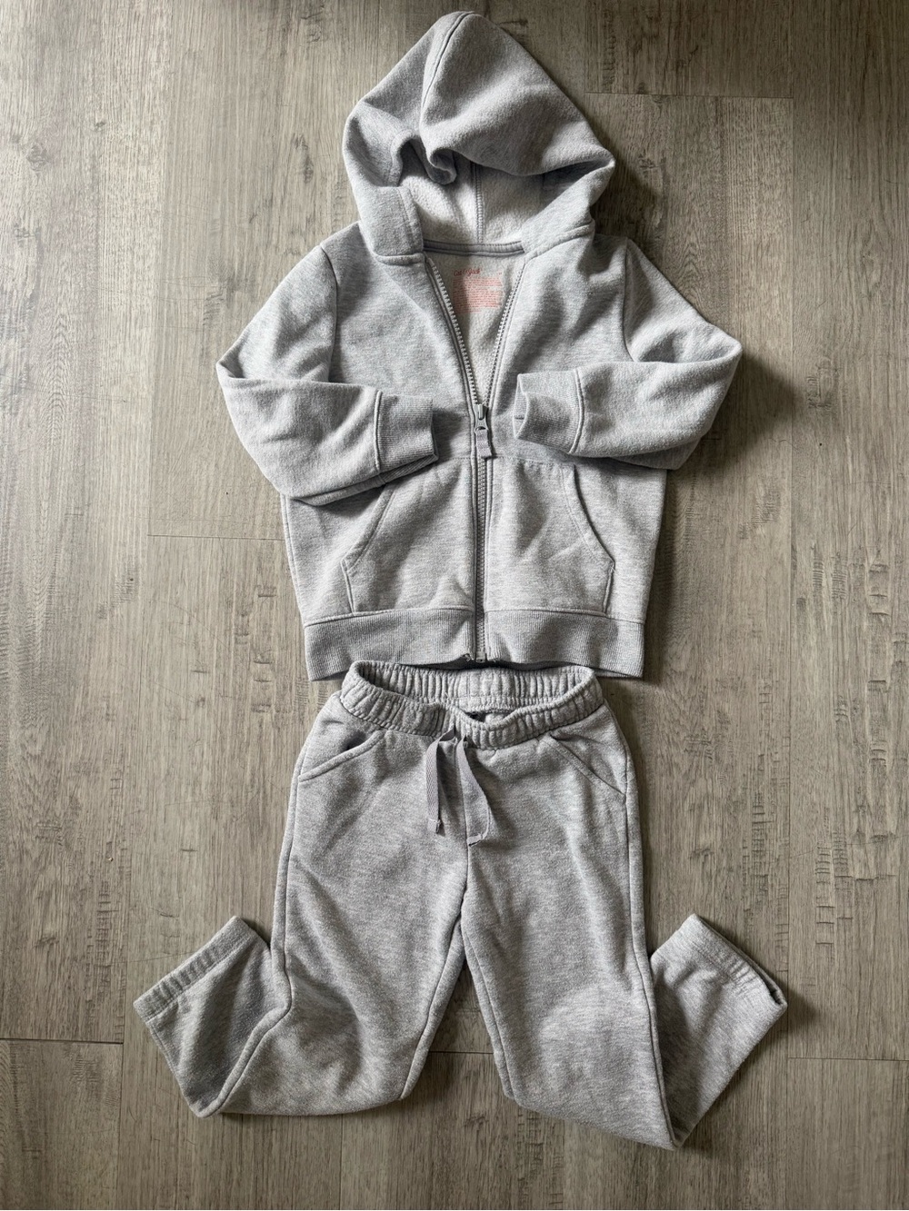 Cat & Jack Light Gray Hoodie and Joggers Set